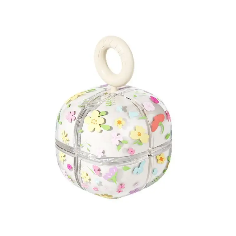 8-Fächer Magnetische Faltbare Blumen-Aufbewahrungsbox für Anti-Oxidations-Schutz von Ohrringen, Ohrsteckern, Halsketten, Ringen, Schmuck, Mini Tragbare Schmucktasche – Detail 4
