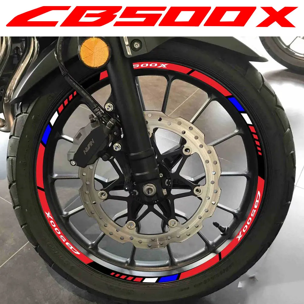 For Honda CB500X CB 500X DREAMWING Motorcycle Decorative Wheel Stickers Reflective Auto Parts Modeling Car Logo Stickers