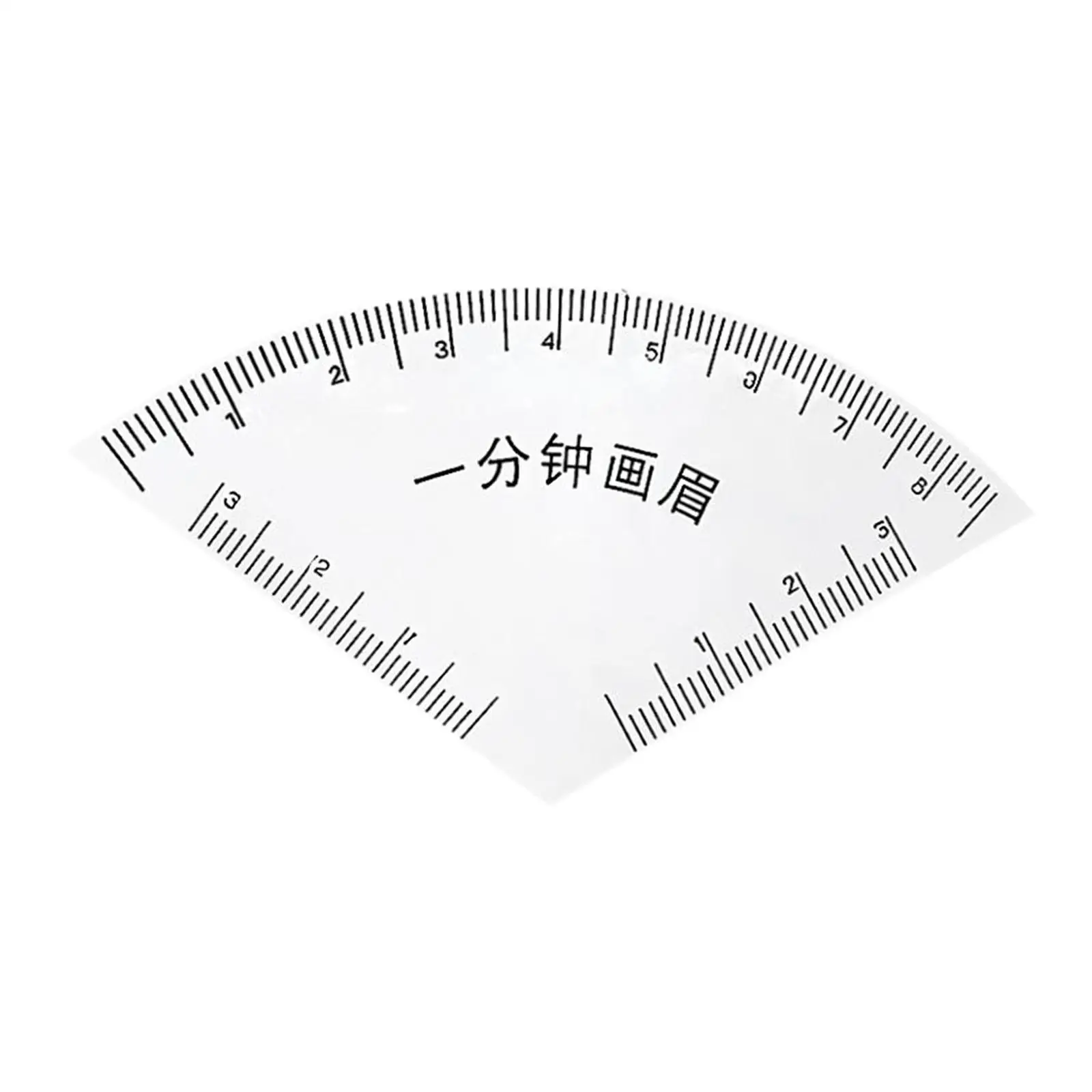 Righello per stencil per sopracciglia riutilizzabile versatile per donna Modello per sopracciglia portatile