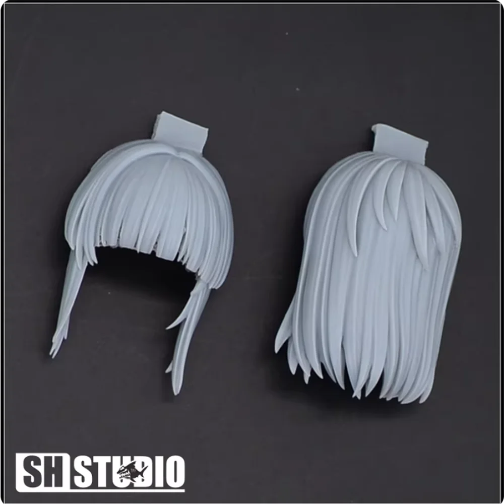 Snail SH STUDIO 1/12 Mecha Girl Goddess Device Three Color Hair Style V2 Group Resin GK Modified Parts Model In Stock