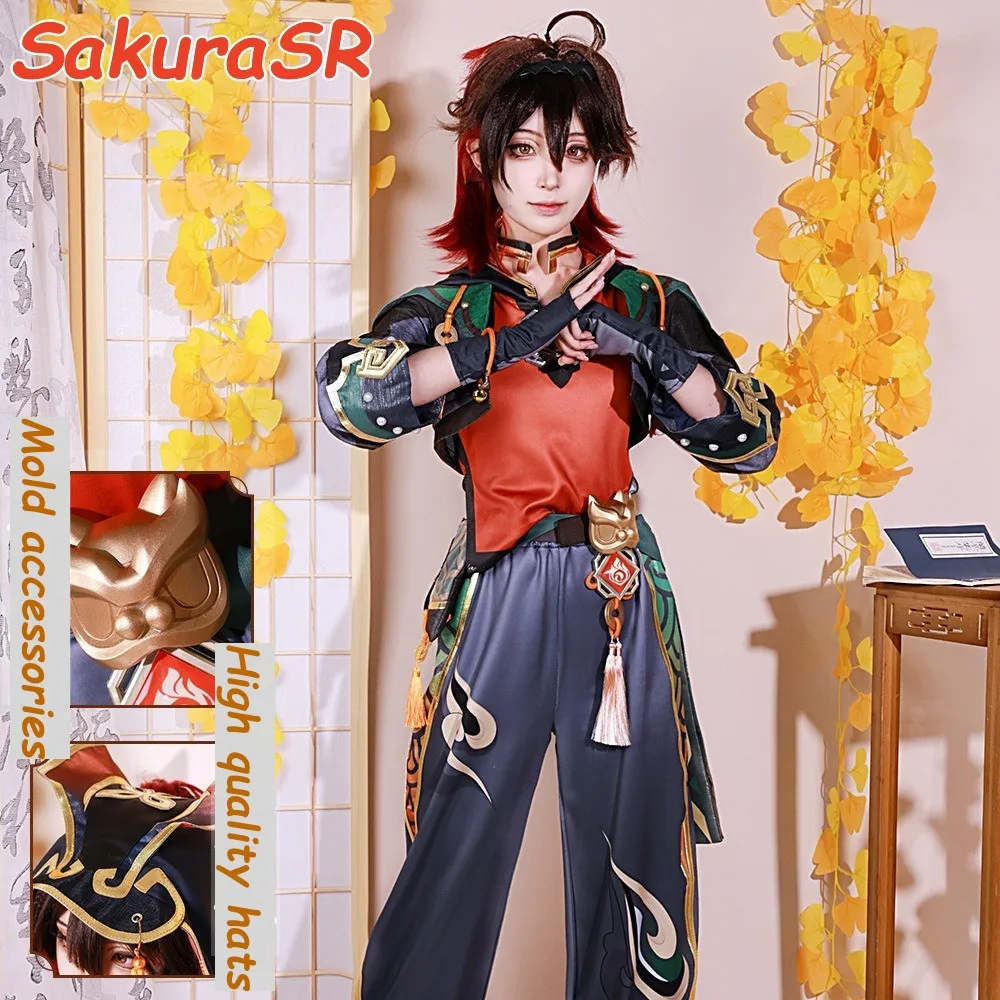 GaMing Cosplay Costume Game Genshin impacts29 XS-3XL 】 GaMing Costume luminoso uomo Cosplay Gaming Wig Plus Size