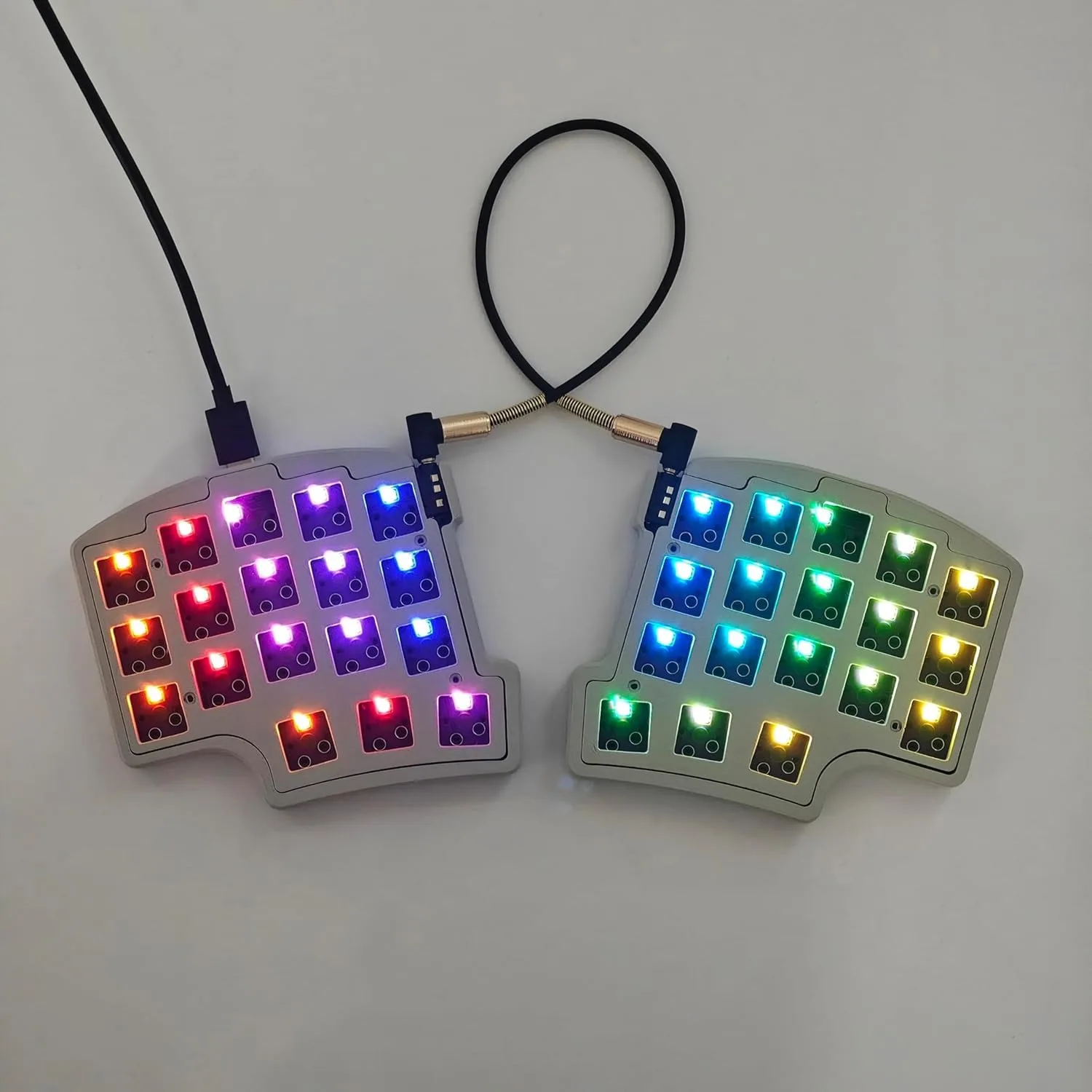 

SW35 Split Mini Keyboard Ergonomics Hotswap 40% Layout Mechanical Keyboard RGB QMK Vial All Key Programmable Gaming Keyboard Kit
