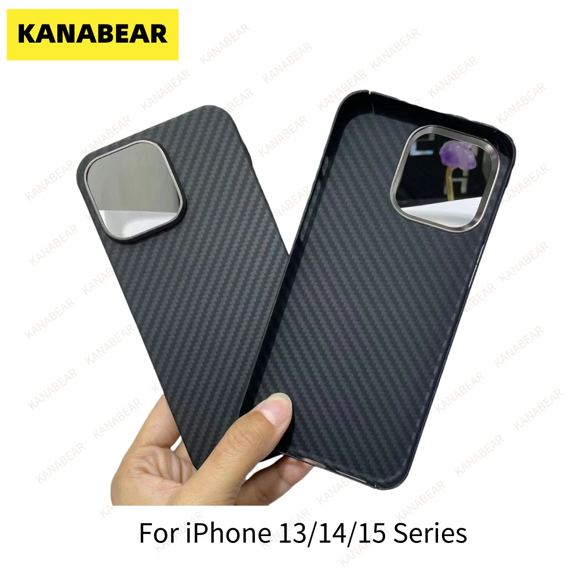 

KANABEAR Suitable for iPhone 15 Pro Max Kevlar Phone Case Apple 14 Pro Classic Aramid Fiber 13 Pro Case