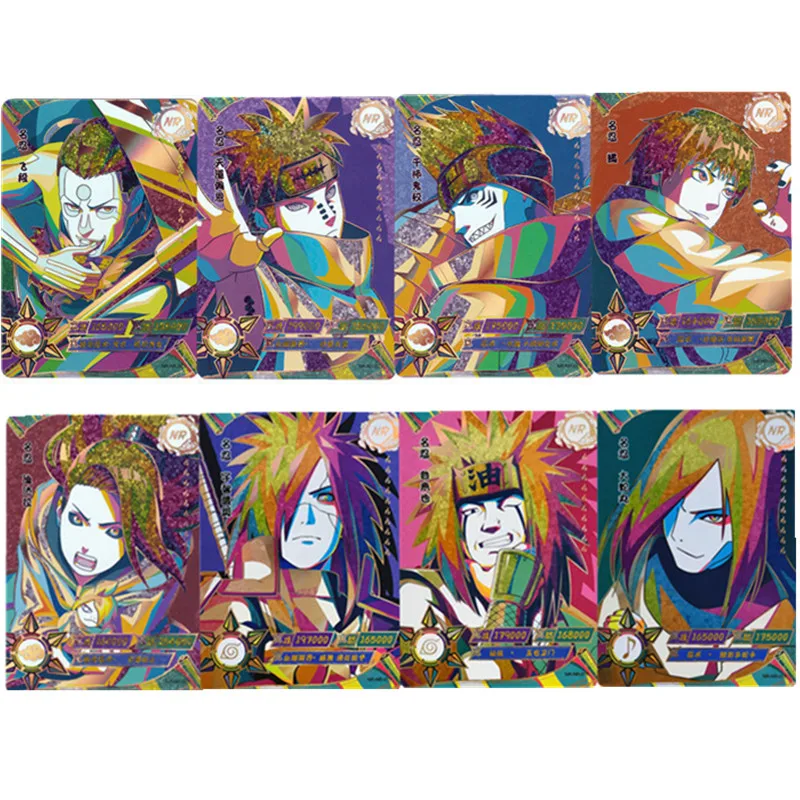 

KAYOU Genuine Naruto NR Card Hyuga hinata Uzumaki naruto Sasuke Uchiha Obito Gaara Jiraiya Anime Collection Cards Boy Toy Gift