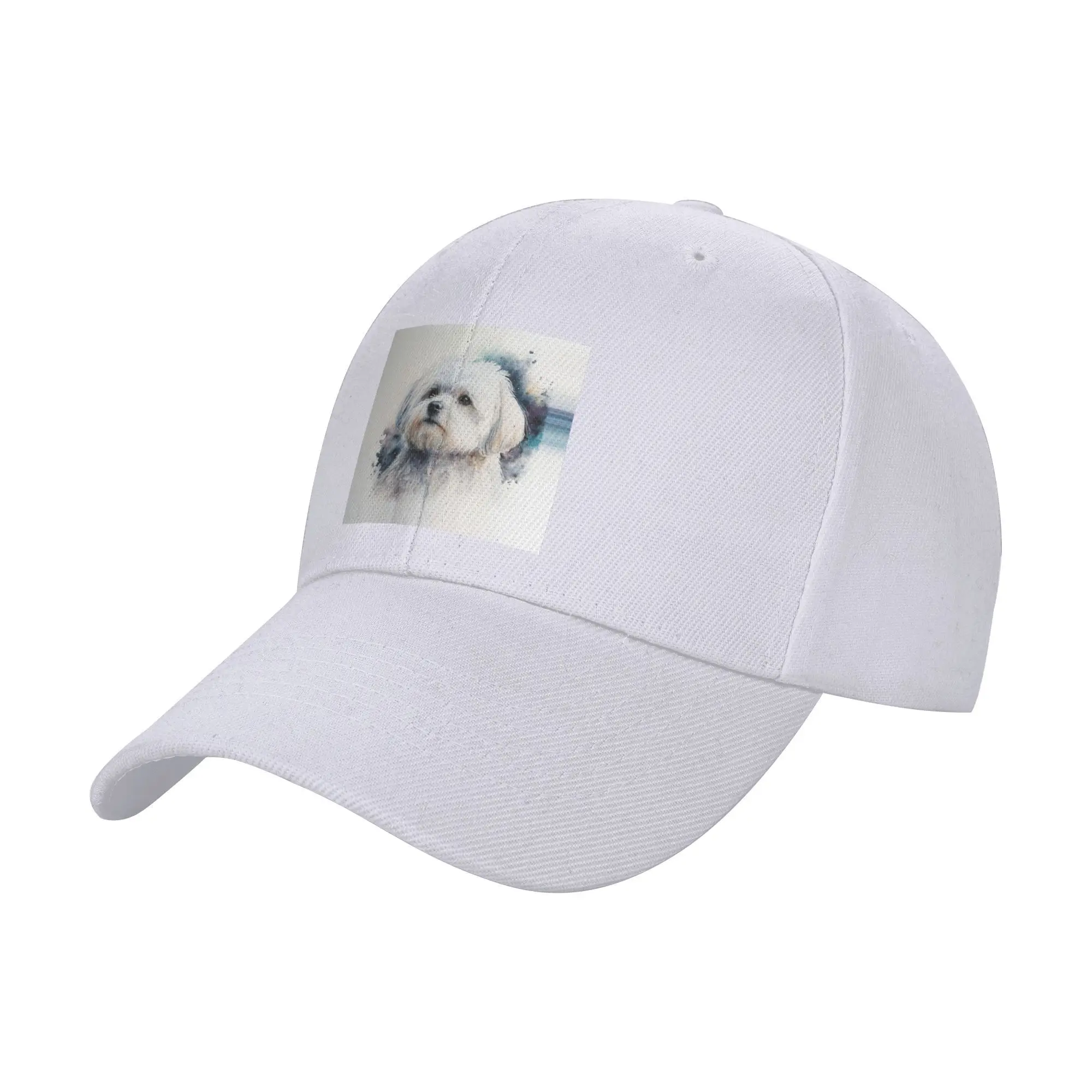 

Unisex Baseball Hats Maltese Dog Art Outdoor Streetwear Summer Sports Baseball Caps Hip Hop Cap Casquette Hats