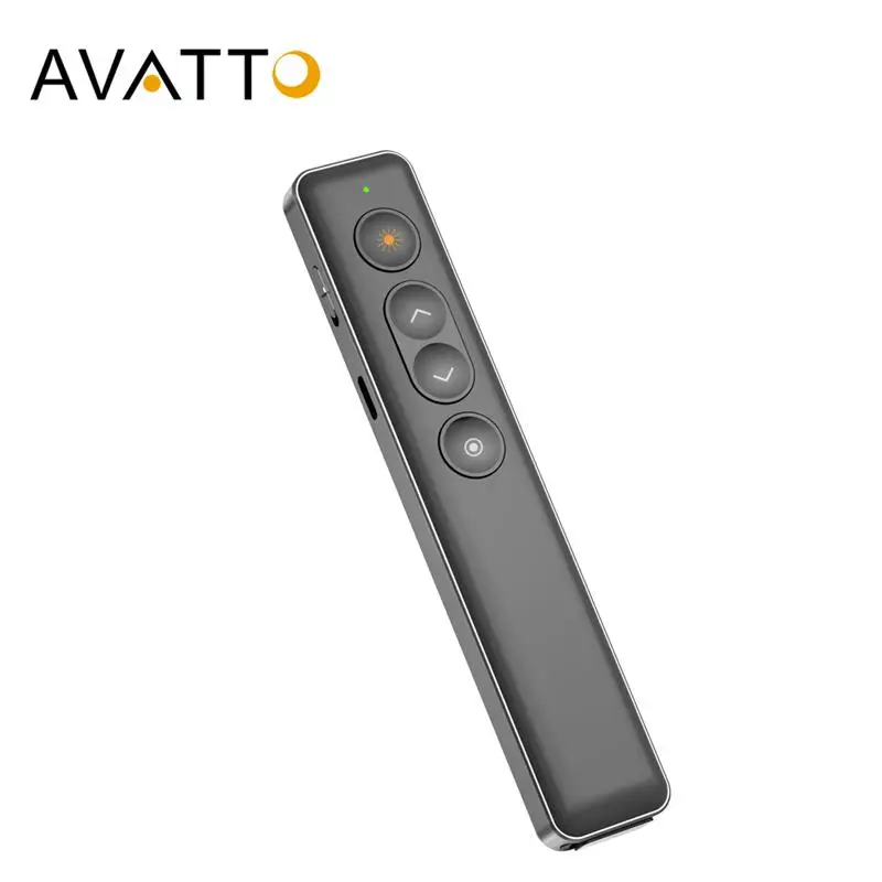 AVATTO Wireless Presenter with Air Mouse/Spotlight Function, PPT Pointer Presenter PowerPoint Presentation Remote Control