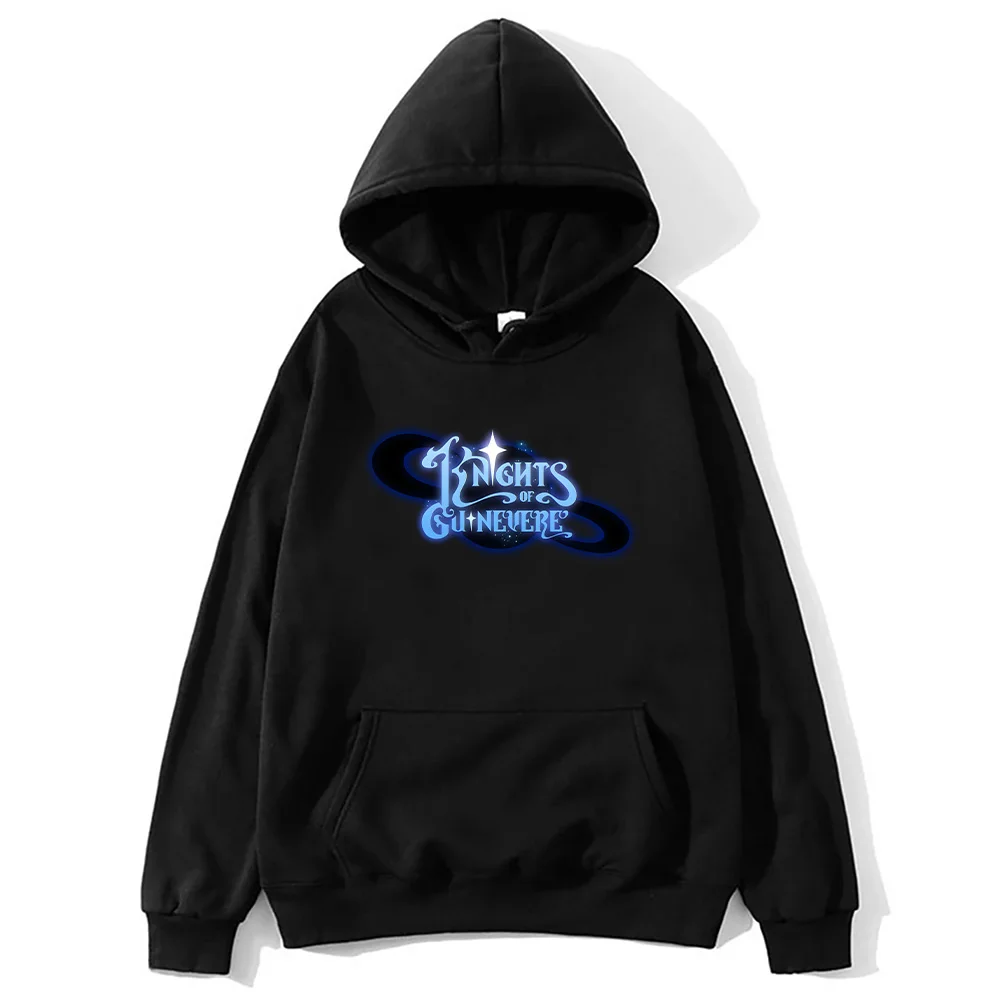 

Casual Hoodies Knights of Guinevere Thriller Cartoon Print Clothes Long Sleeve Loose Women Men Outerwear Coat Top Streetwear Y2K