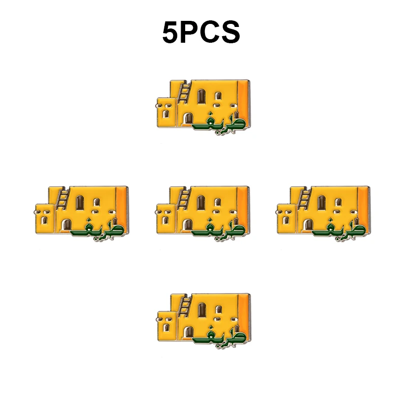 1-5-10-50-100 قطعة المملكة العربية السعودية شارة بروش دبابيس التلبيب الأصلي العلم التلبيب دبابيس علم الدولة شارة