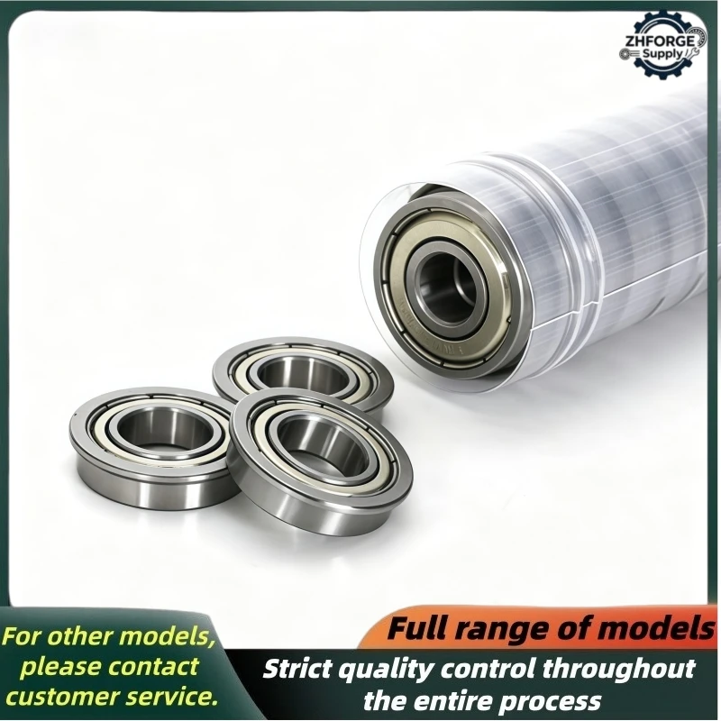 Flanged Ball Bearings with Bore Sizes 3mm-9mm MF115 MF126 F605 MF105 F683 F695 F686 F688 ZZ Bearing with Flange for Precision Ap