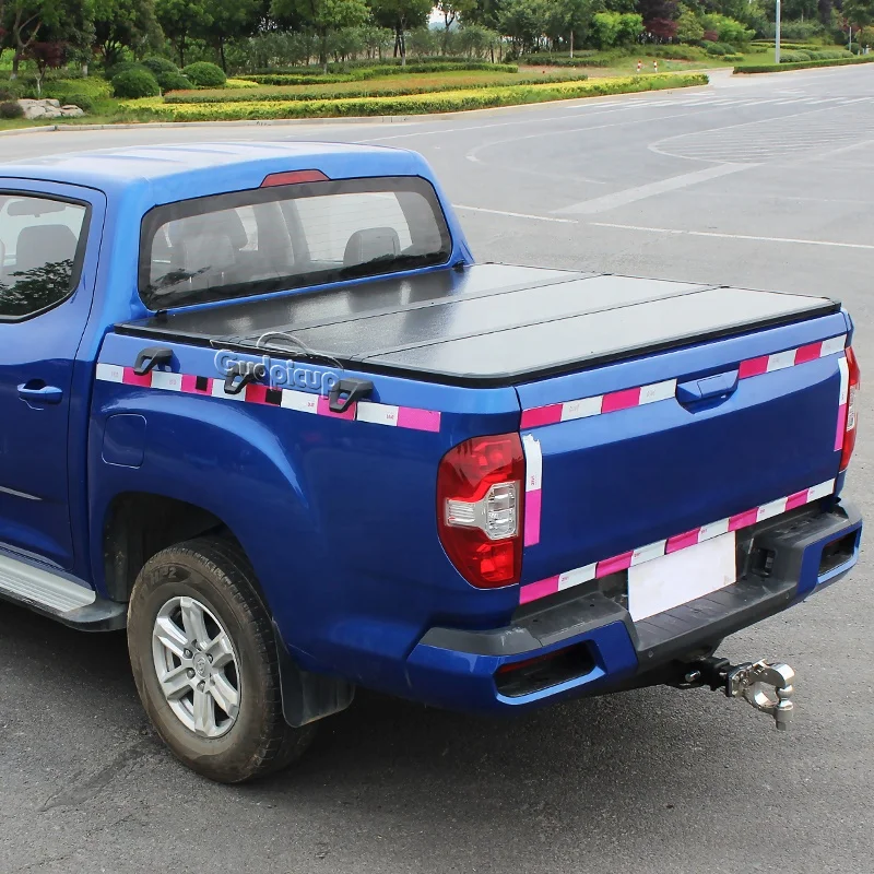 Benext Twarda, składana na trzy części aluminiowa pokrywa na korbę pickupa, wodoodporna, pasuje do Maverick 2007-2010, Hilux, Tundra, F150