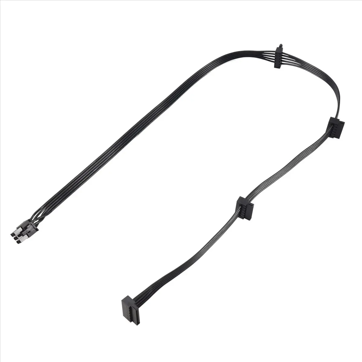 A64I PCIe 6Pin Male to 4 Power Supply Cable for Focus+/ MK3/ FX/ P Series 850PX 750PX 650PX 550PX PSU