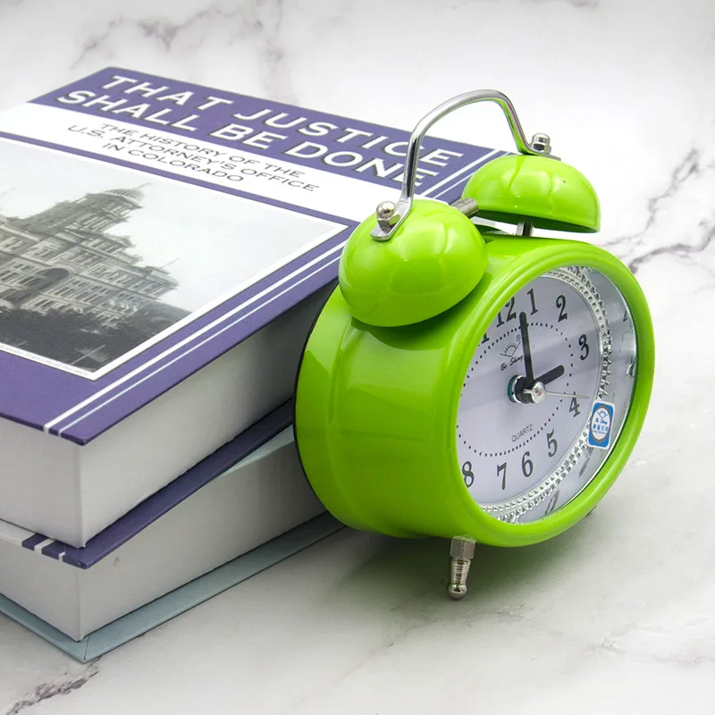 

Quiet Electronic Clock for Primary and Middle School Students Mechanical Bell Pointer Alarm Clock for Bedside and Desk