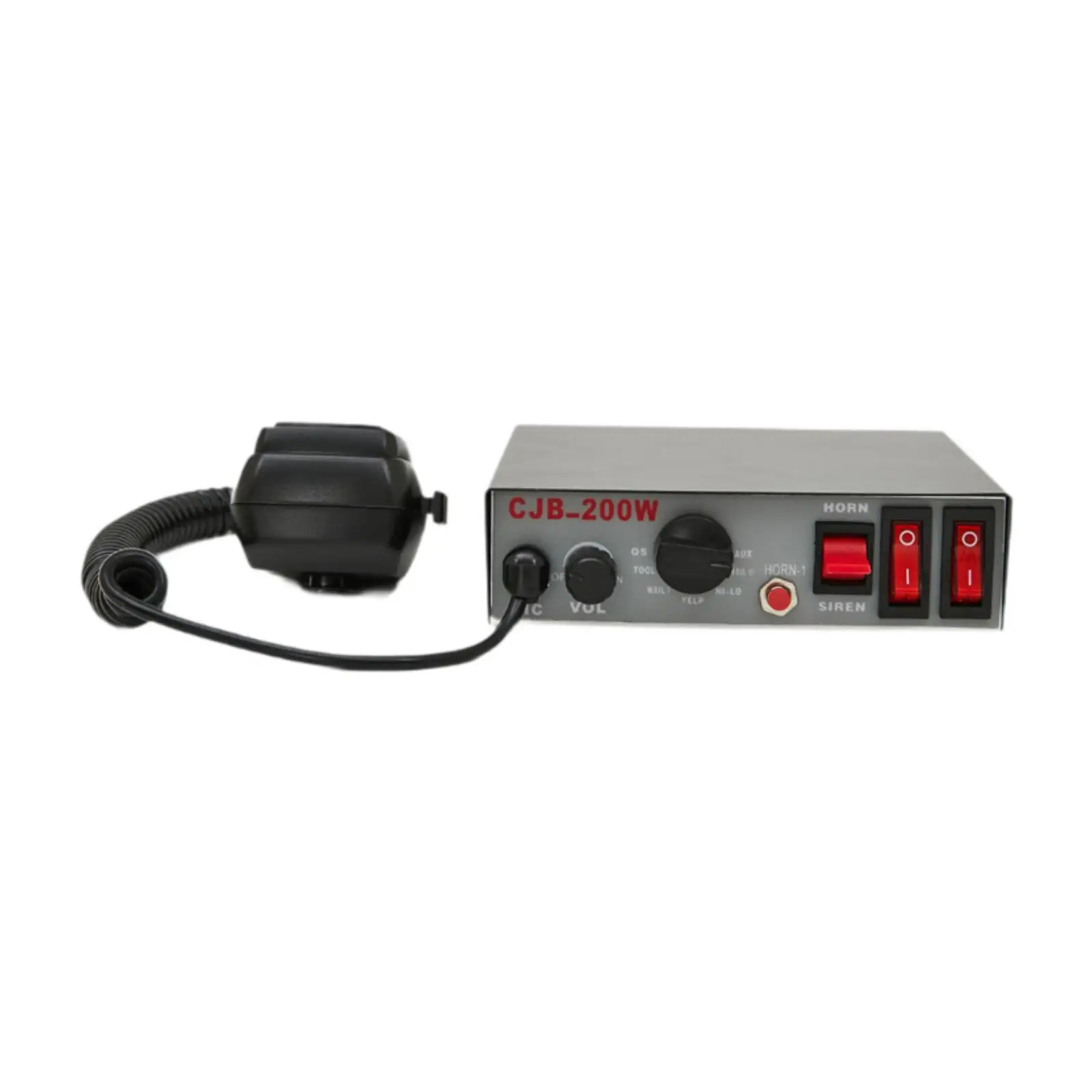 Emergency Warning PA System Practical Engineering Vehicle 200W 9 Tones