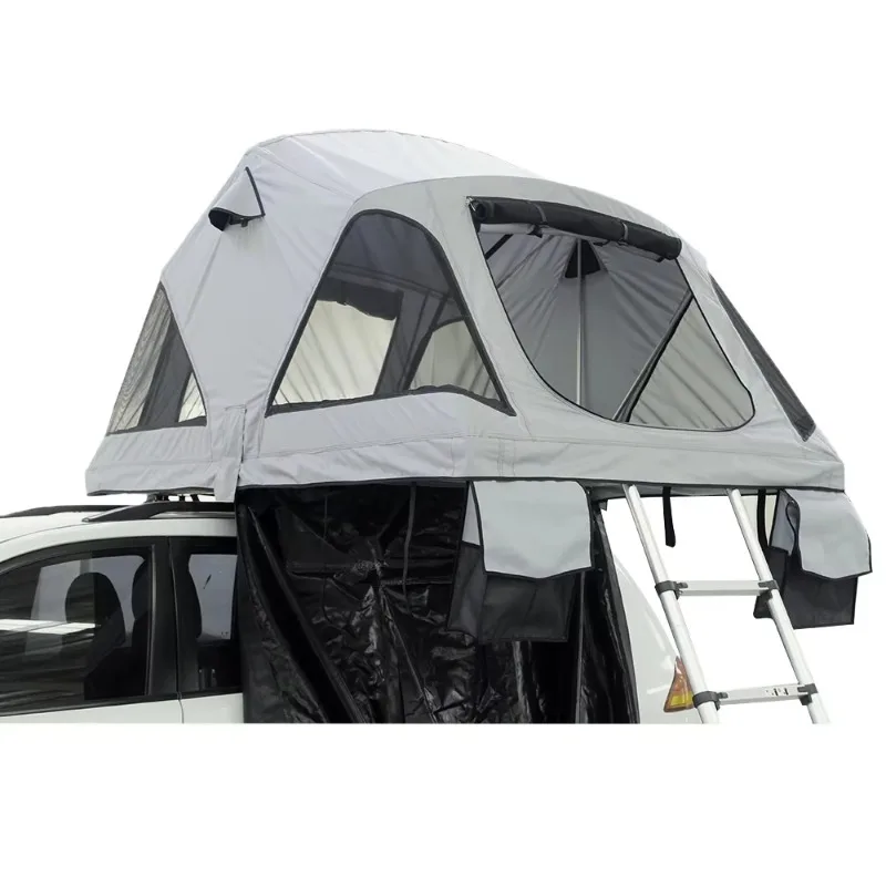 Custom Outdoor Camping Foldable Car Rooftop Tent Suppliers Soft Cover Lightweight Rooftop Tent