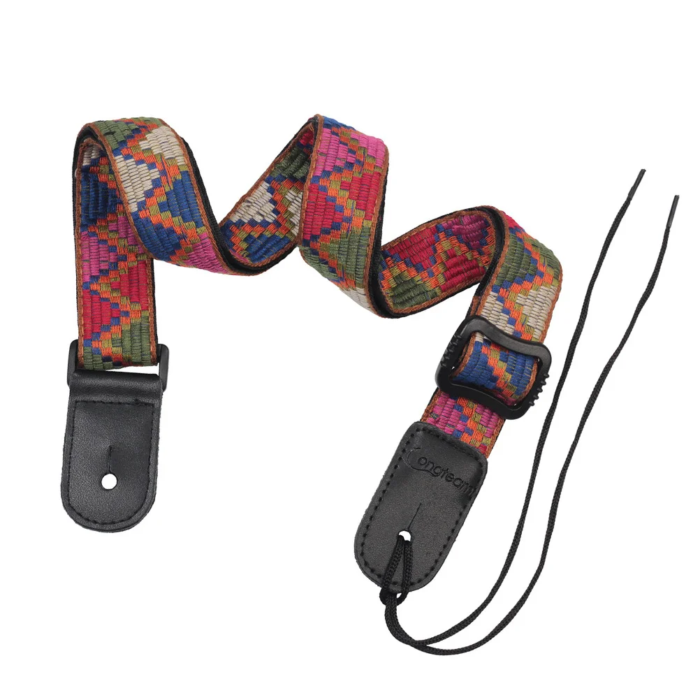 

Ukulele Strap Bohemian Style Guitar Fashion Nylon Beautiful Rope Adjustable Belt Baby