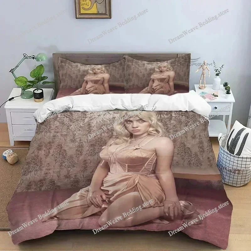 3D Print Popular Star B-E Singer Bedding Set Duvet Cover Bed Set Quilt Cover Pillowcase Comforter King Queen Size Boys Adult