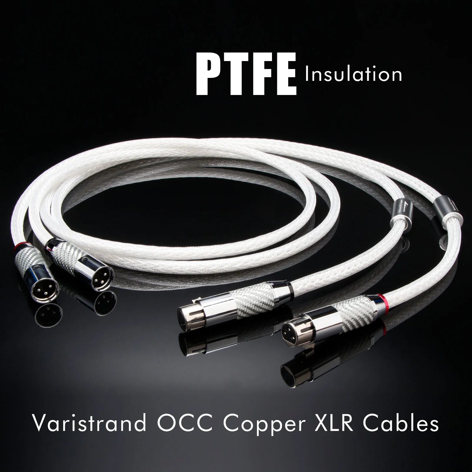 Pair 7N OCC Silver Plated XLR Cable XLR Balanced Cable to RCA Signal Cable with Net Protective for Mixer Amplifier