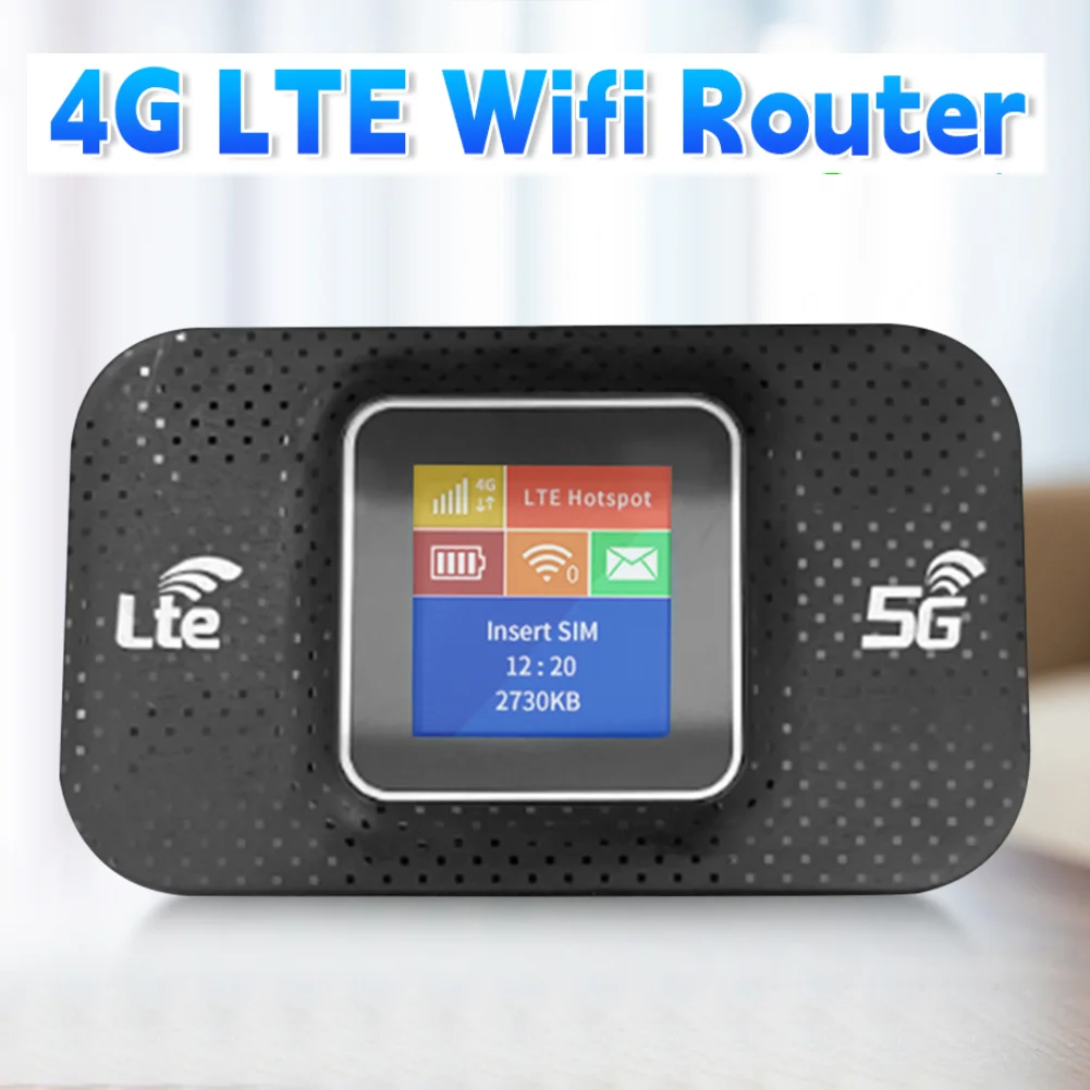 

4G WiFi Wireless Router 3650mAh/2100mAh 4G LTE WIFI Router with Sim Card Slot MiFi Modem for Home Travel Mobile Wifi Hotspot
