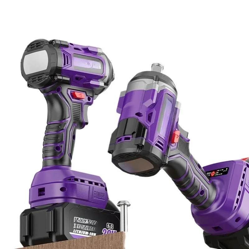 

Brushless Electric Wrench High Torque Lithium Battery Impact Wrench Shelf Worker Auto Repair Worker Woodworking Sleeve