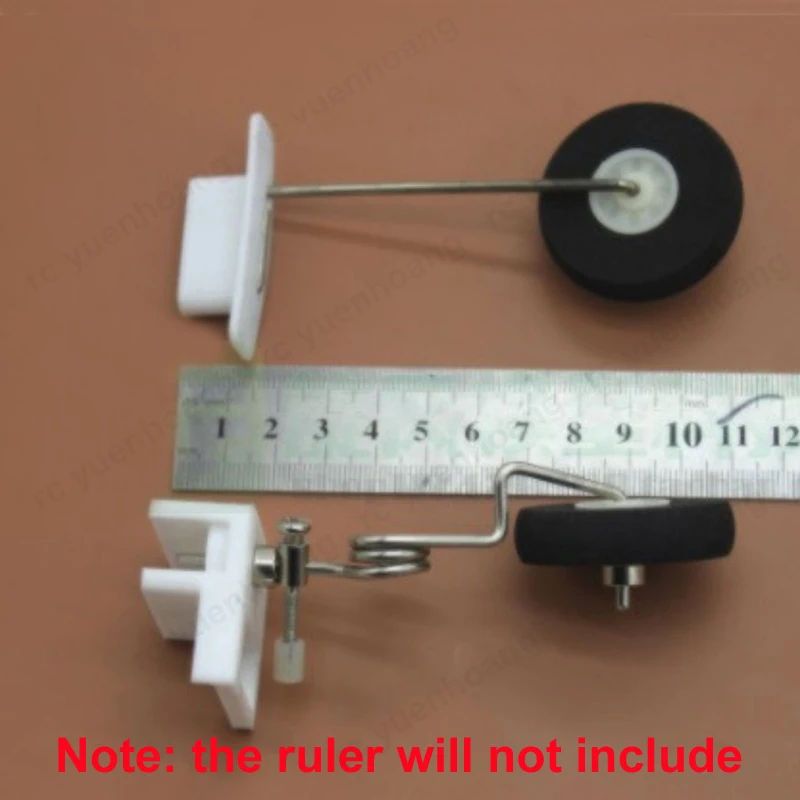 Kit de train d'atterrissage de direction, fil d'acier de 2.5mm de diamètre, siège imprimé en 3D, support de roue avant et arrière pour modèle d'avion RC SU27, 1 ensemble