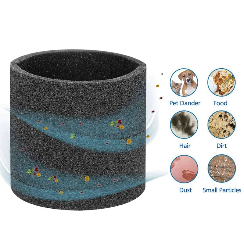 M14K-15 confezioni di set di schiuma 90585 filtri in schiuma VF2001, adatti per la maggior parte degli aspirapolvere Shop-Vac, Vacmaster e Genie Shop