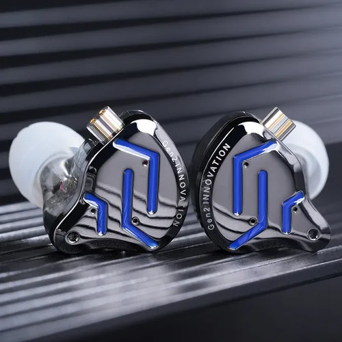 Imagen 2 del producto KZ ZSN Pro 2 auriculares intrauditivos de Metal 1BA + 1DD tecnología híbrida auriculares de graves HIFI Monitor auriculares deportivos con cancelación de ruido
