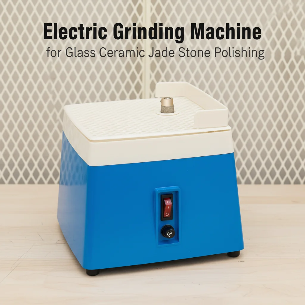 Rectificadora eléctrica de 65w, Mini amoladora de vidrieras DIY, pulidora de bordes de Jade para pulido de piedra de Jade de cerámica y vidrio