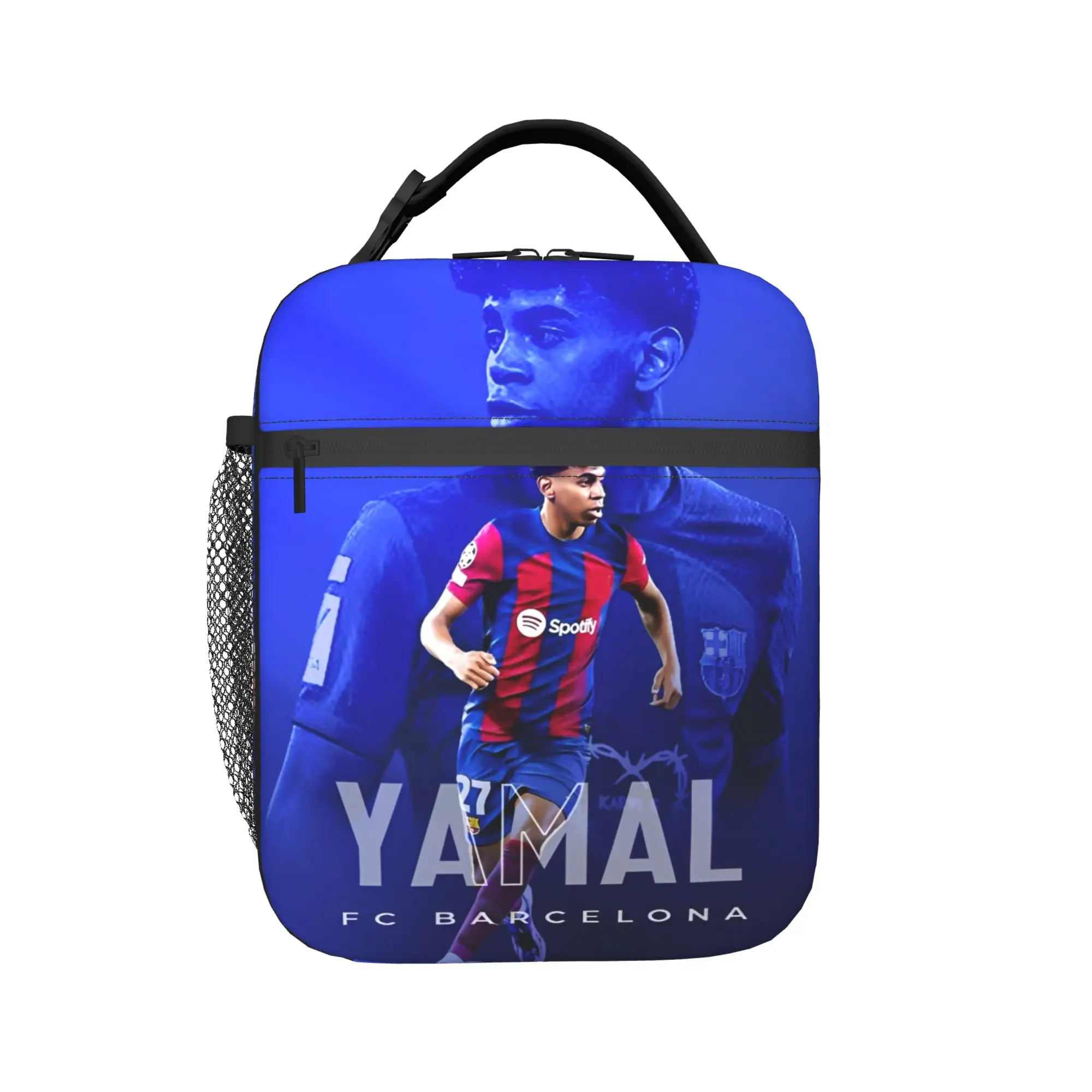L-Lamines Football Sports Y-Yamals Insulated Lunch Bags for Men Women Food Bag Portable Thermal Cooler Lunch Box For Picnic