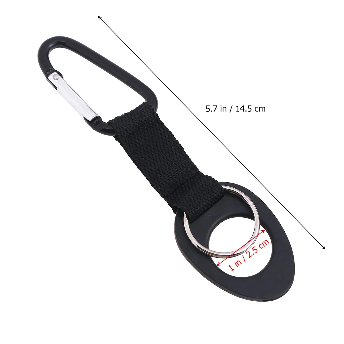 

2 Pcs Backpack Buckle Bottle Holder Strap Rack Outdoor Water Carabiner for Hiking Clip