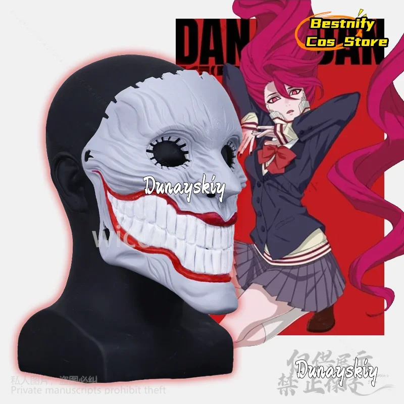 

CosplayAira Shiratori Anime Dandadan Cosplay Costume Mask Props 3D Hard Plastic Roleplay For Halloween Horror Gifts For Girl Cus