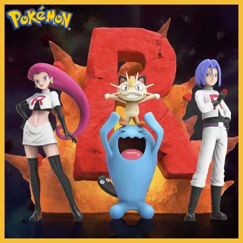 

Anime Pokemon Rocket Team Action Figures 3-11cm PVC Collection Model Toys for Kids Suitable for Children's Gifts