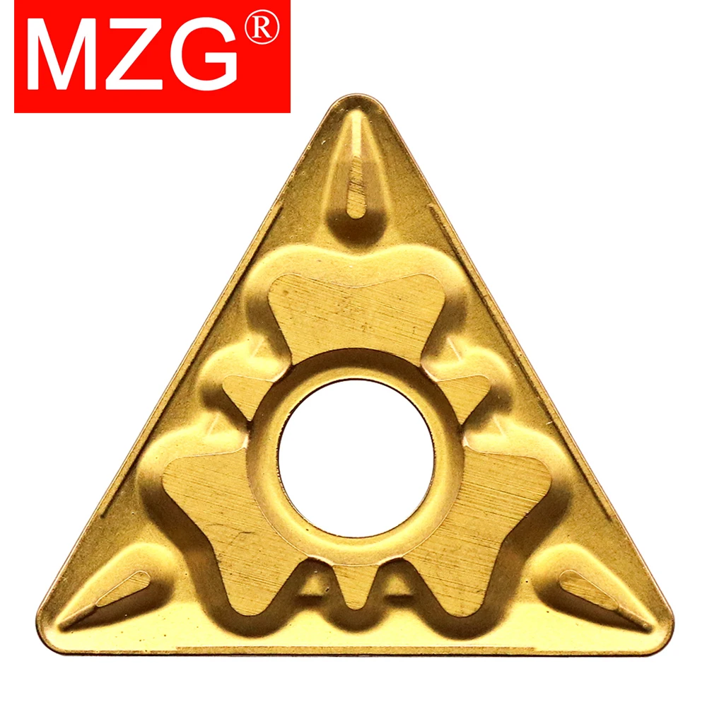 MZG-insertos de torneado TNMG 160404 160408 HA TM HQ CQ, herramienta de cuchillas de carburo, máquina de torno CNC, cortador de Metal y acero inoxidable, 10 piezas