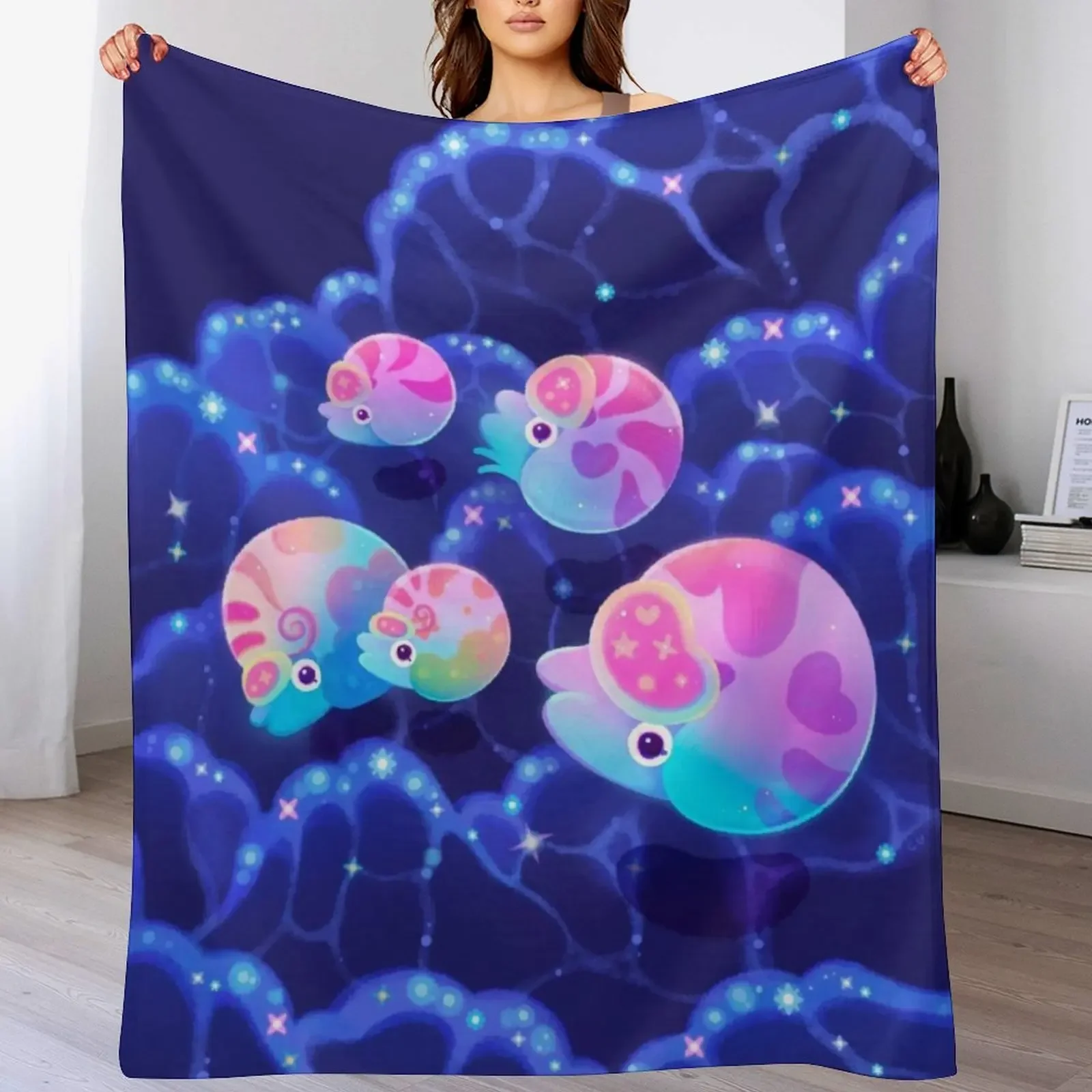 

Dreaming nautilus Throw Blanket For Baby For Decorative Sofa Picnic Bed linens Blankets