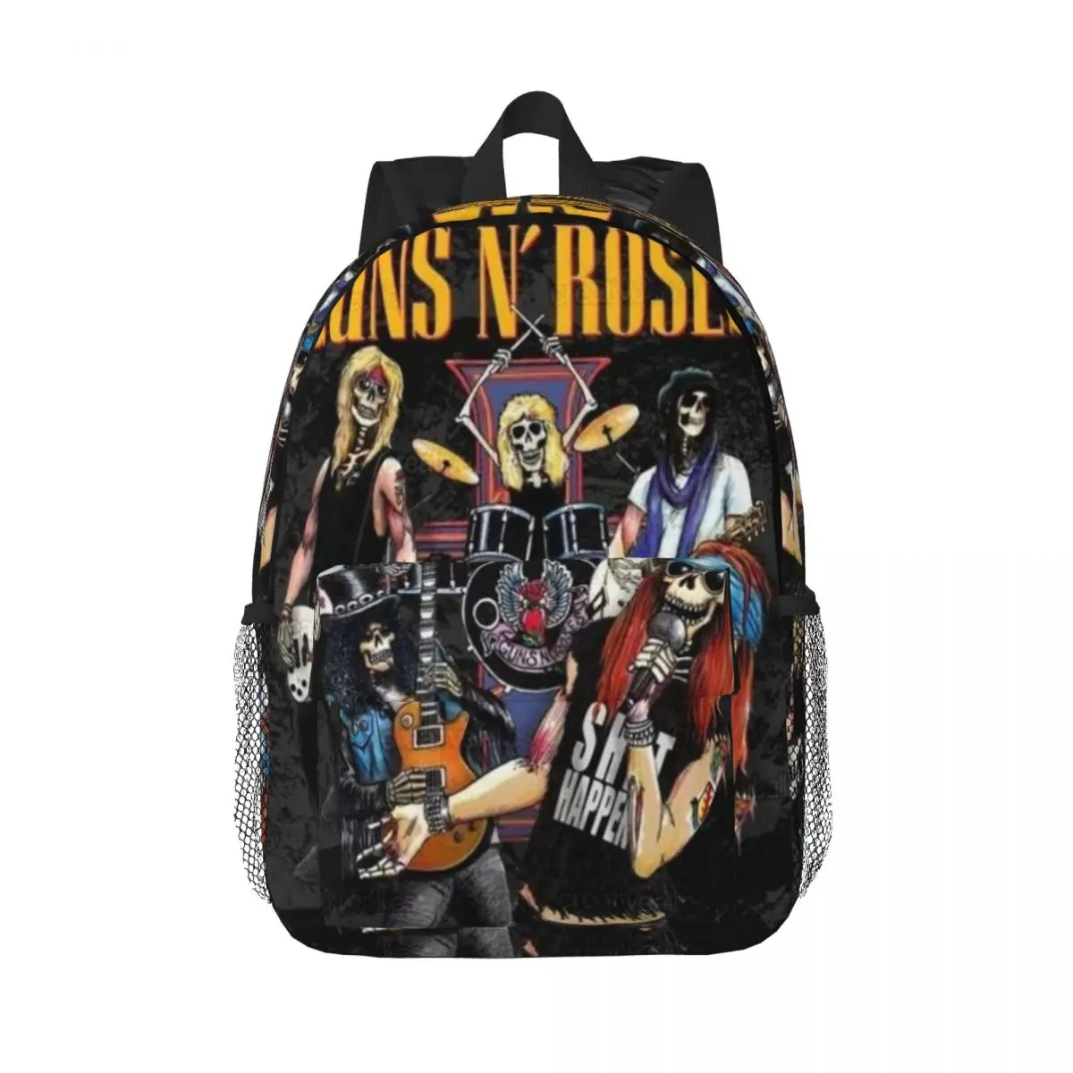 

Like-Guns-&-Roses-Style New Fashionable Pattern School Bag Print Lightweight Backpack 15inch