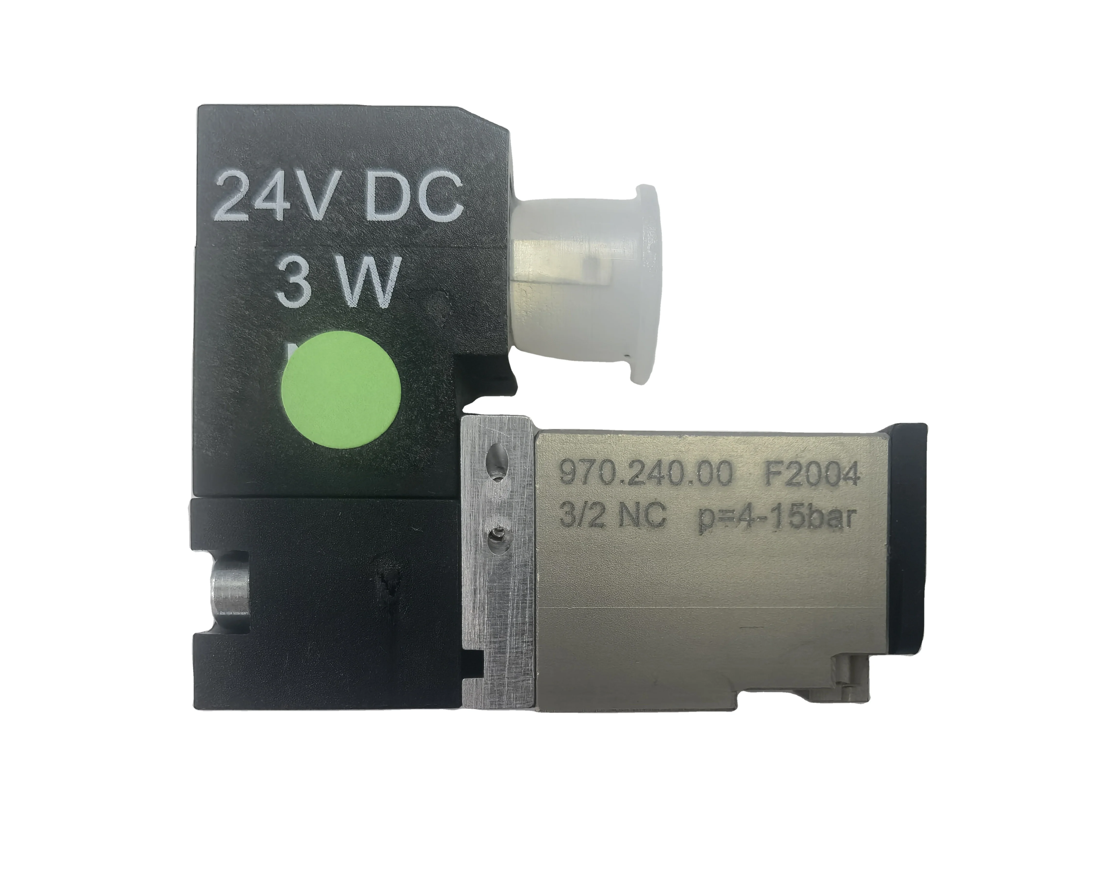 970.240.00/970.250.00/970.242.00 Pilot Valve (NC) for Stretch Blow Molding Machine 1/4 Port Size Solenoid Operated -50C 100C