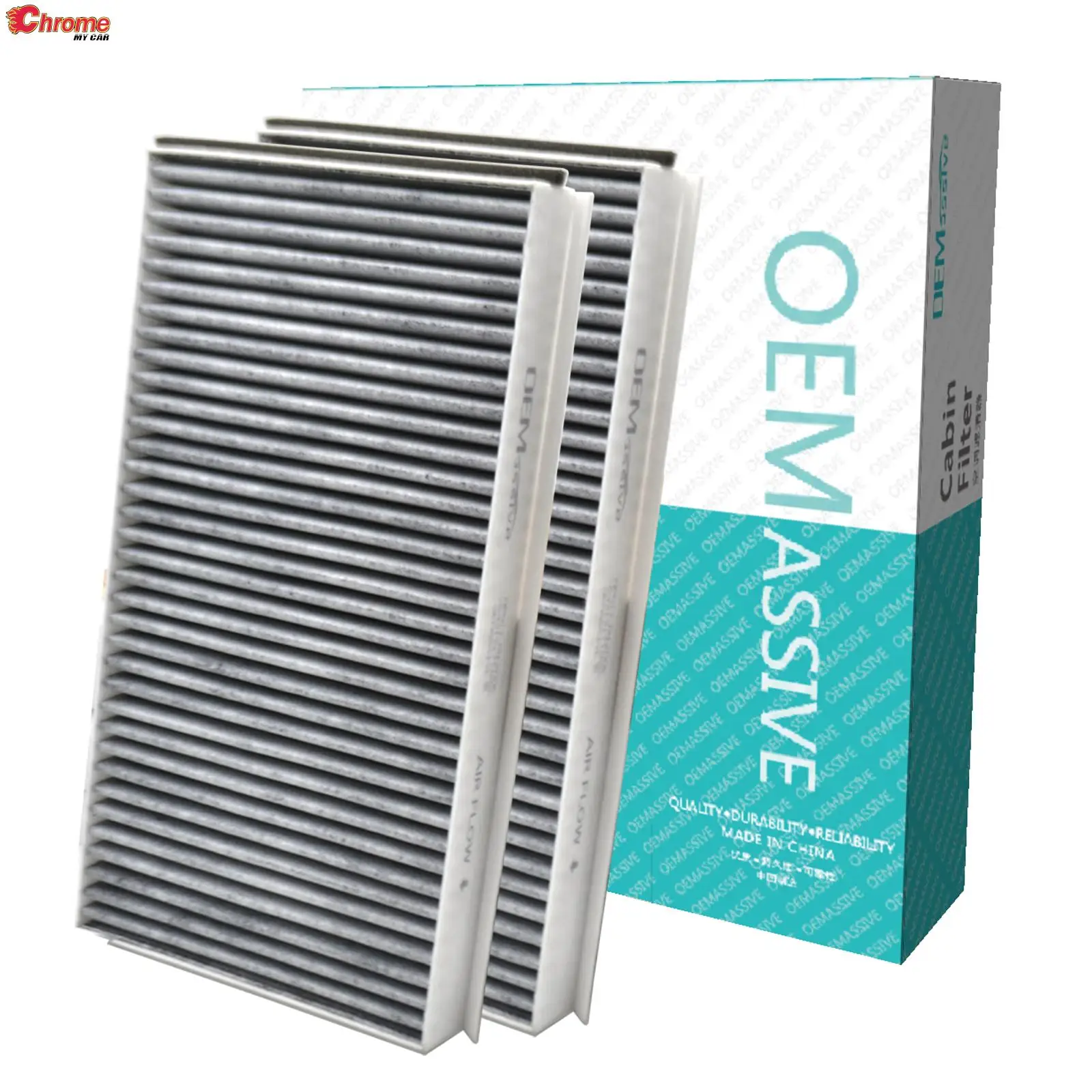 2x Car Pollen Cabin Air Filter For BMW 5 6 Series Alpina B5 B6 E60 E61 E63 E64 2006 2007 2008 2009 2010 64319171858 64316935823