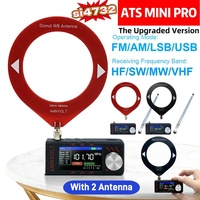 New Upgraded Version SI4732 LSB USB AM FM FM/AM Radio 1.9inch IPS Screen Portable Radio DSP Radio with 2 Antenna