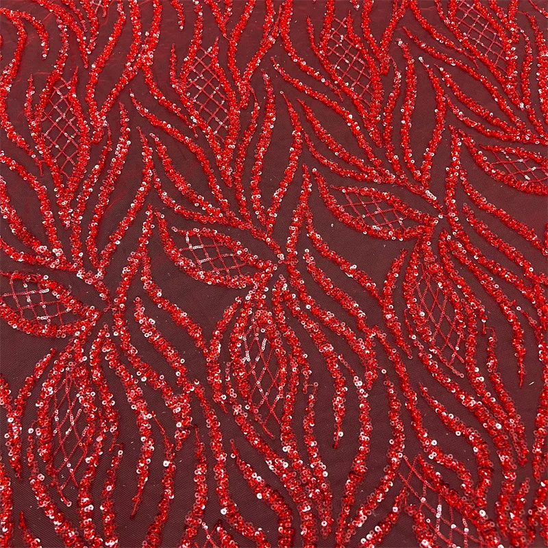 2 Jardas/lote 130cm Tecido de  - Embroidery Red avaliação e preço