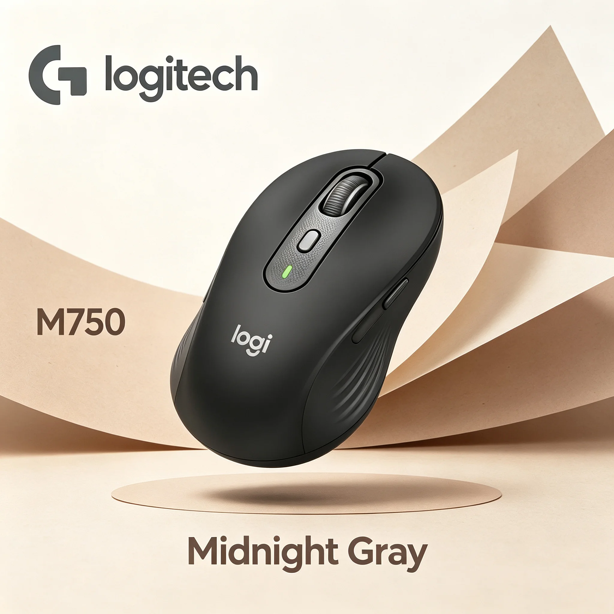 Logitech M750 Multi-device Switch Wireless Mouse Seamlessly Toggle Between PC Mac Tablet Devices