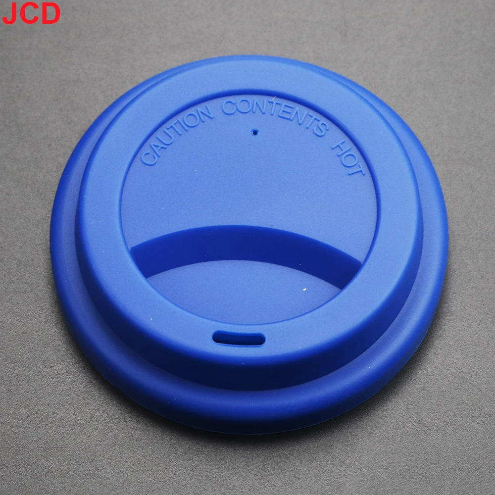 1pcs 9cm Universal Reusable Silicone Cup Lids Fresh Cover Silicone Insulation Anti-Dust Cup Cover Coffee Mug Lids Cup Sleeve