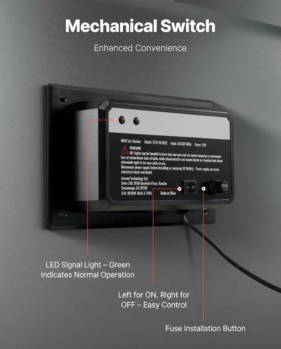 

Очиститель воздуха для всего дома HVAC, 72 Вт, 16 дюймов, УФ-УФС-лампа для воздуховодов кондиционера, очиститель воздуха с 2 сменными фильтрами