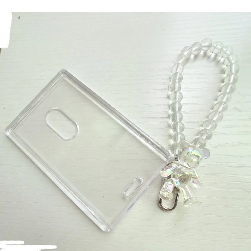 

INS InsCrystal Butterfly Photocard Holder 3 Inch ID Bank Card Photo Display Holder Photo Sleeve Card Protective Case Pendant