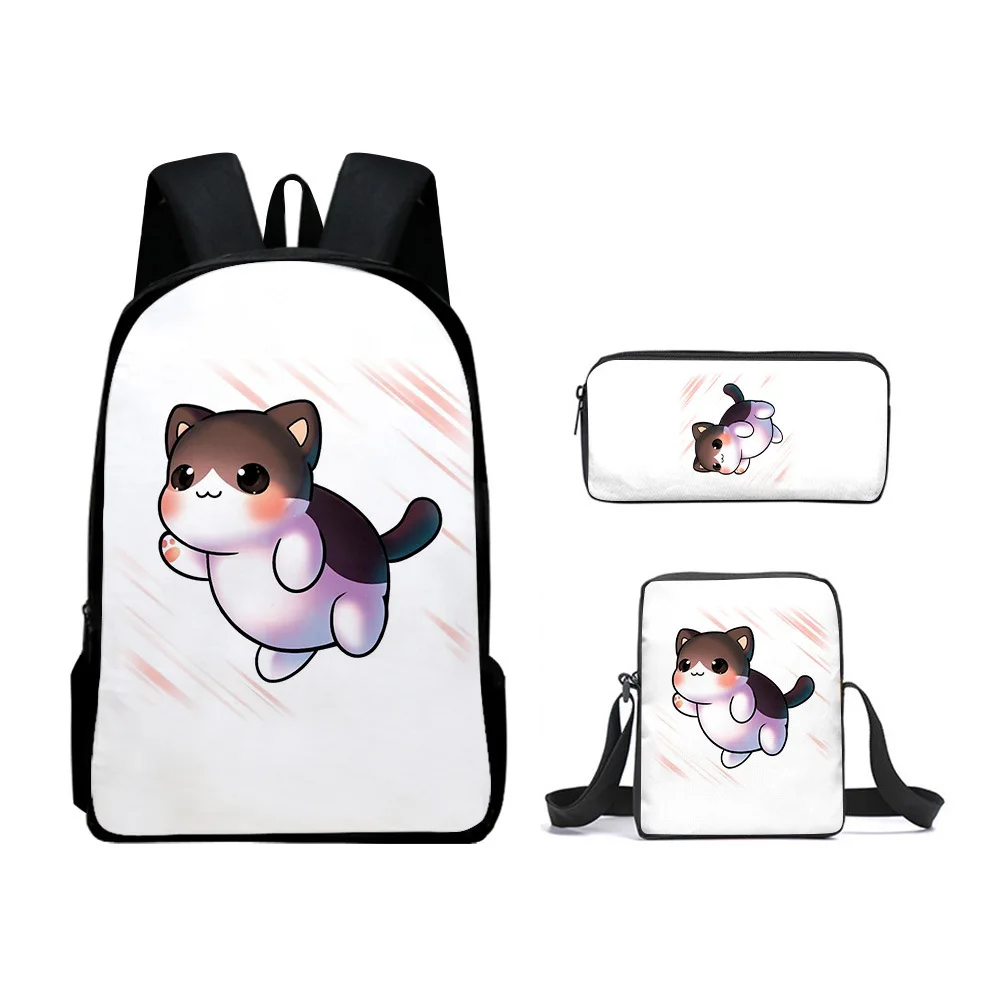 

Hip Hop Youthful aphmau 3D Print 3pcs/Set Student Travel bags Laptop Daypack Backpack Shoulder Bag Pencil Case