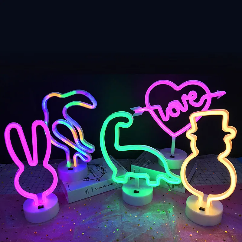 

Неоновая вывеска Tiki, ночные огни с питанием от USB/батарейки, светодиодный настольный светильник для моделирования, светильник для комнаты, бара, вечеринки, праздника, домашний декор N300