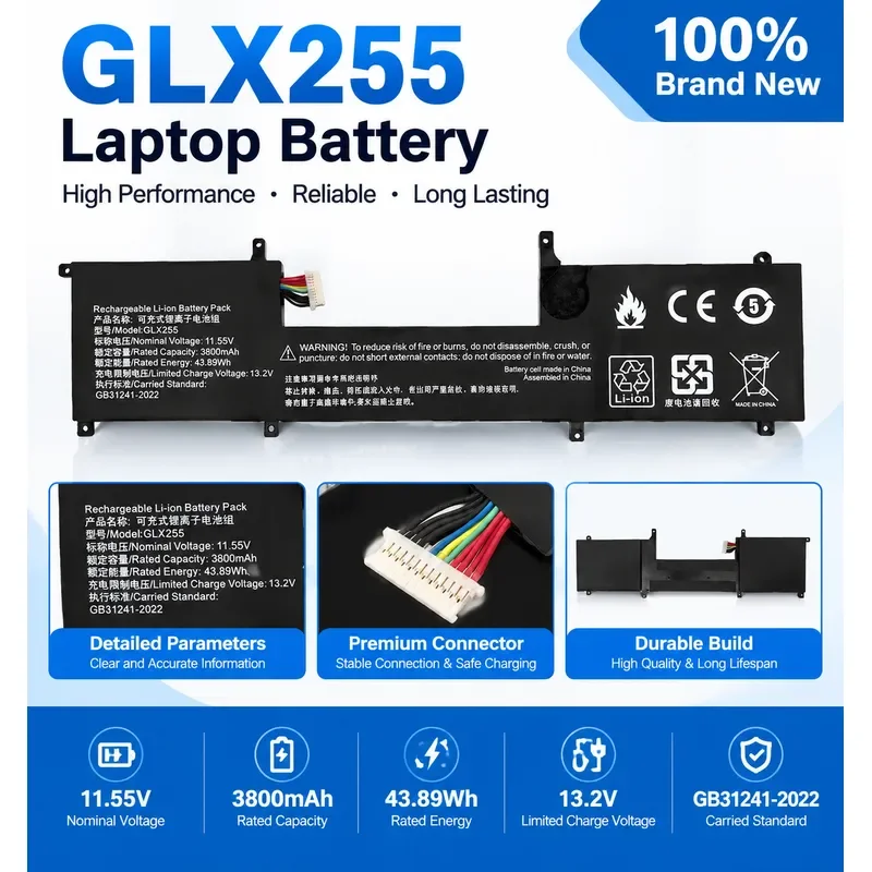 GLX255 battery For Alxuan 15Pro Speedster Z19 Dark Night T2 Alyou M15X