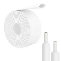 Tubo termorretráctil de alambre de Φ1,6mm a Φ50m, relación blanca-3:1, revestimiento adhesivo, tubos de envoltura termorretráctil eléctricos industriales impermeables rojos