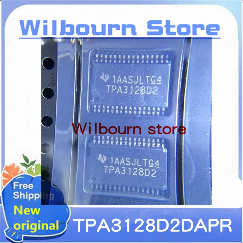 free shipping  5PCS~20PCS/LOT TPA3128D2 TPA3128D2DAPR TPA3128D2DAP HTSSOP32 100% New Spot stock