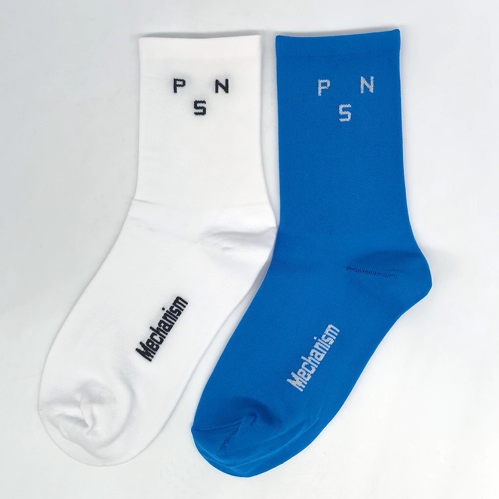 2 pairs of new professional racing bike socks in different colors, sports socks, breathable outdoor bike socks combination