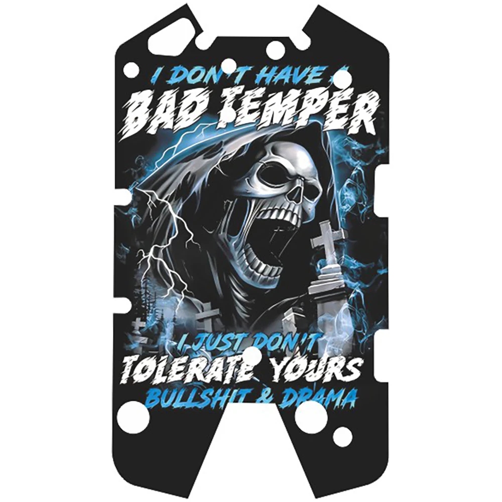 GVM Sasis Pelindung Kulit Pelindung Kecelakaan Kulit RC Stiker Monster Mobil untuk ARRMA-1/10 OUTCAST 4S V2