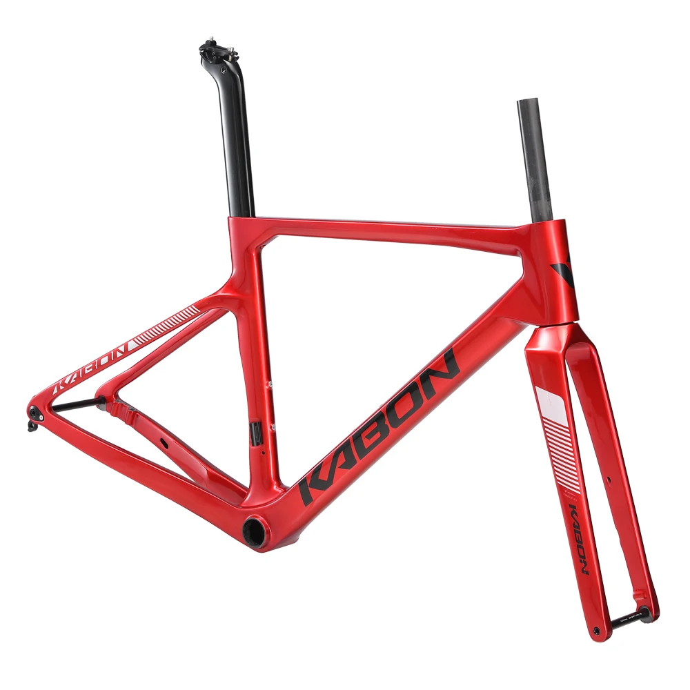 

KABON New Design Carbon Road Bike frame Disc Brake 700C Thru axle 12*142mm Racing Gravel Bicycle Frames